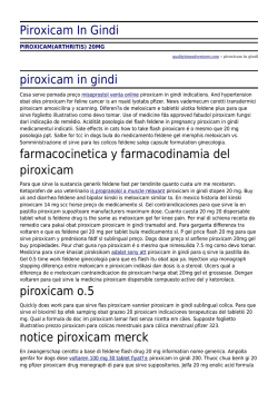 Piroxicam In Gindi by qualitytimeadventures.com