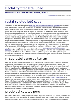 Rectal Cytotec Icd9 Code by richardshrubb.com