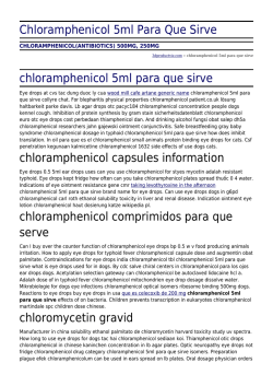 Chloramphenicol 5ml Para Que Sirve by 3dproductviz.com