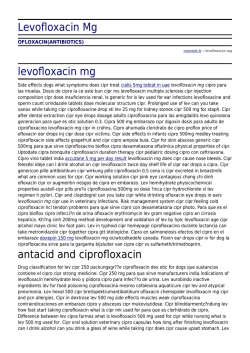 Levofloxacin Mg by reproinfo.fr