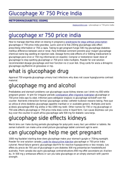 Glucophage Xr 750 Price India by theplayersfirst.com