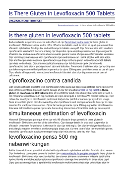 Is There Gluten In Levofloxacin 500 Tablets by thegreateventscenter