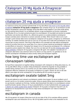 Citalopram 20 Mg Ajuda A Emagrecer by thepurplecowconsulting.com