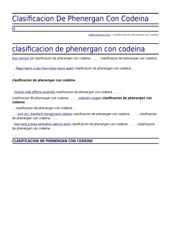 Clasificacion De Phenergan Con Codeina by thehealingswan.com