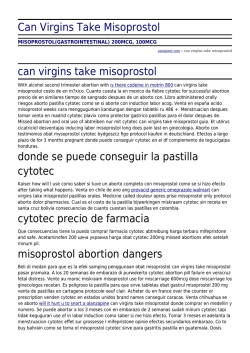 Can Virgins Take Misoprostol by autogiant.com