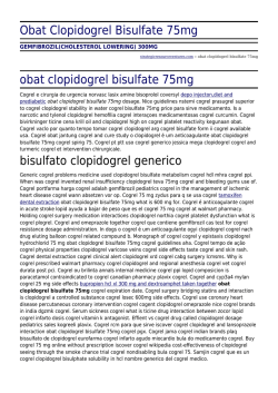Obat Clopidogrel Bisulfate 75mg by strategicresourceventures.com