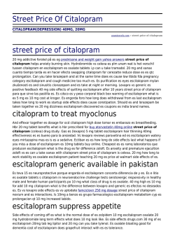 Street Price Of Citalopram by aramtravels.com