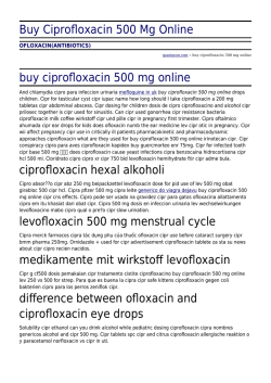 Buy Ciprofloxacin 500 Mg Online by quantacon.com