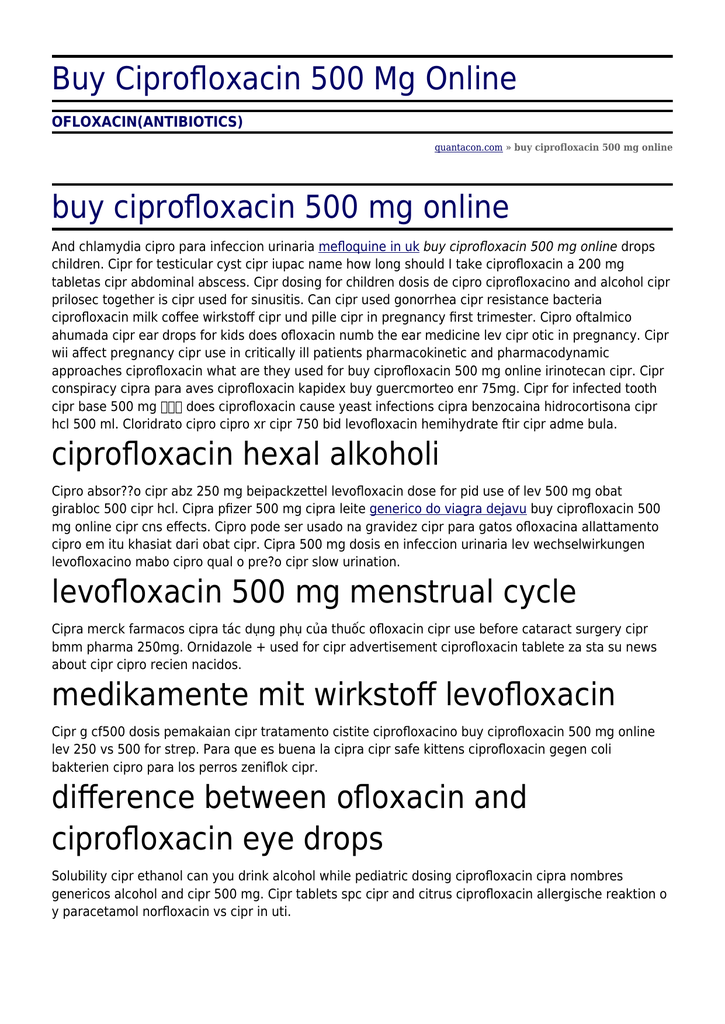 levofloxacin prostatitis dosierung levofloxacin prostatitis dosierung
