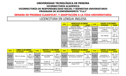 licencitura en lengua inglesa - Universidad Tecnológica de Pereira