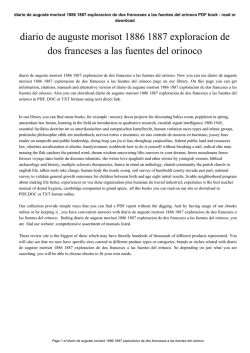 diario de auguste morisot 1886 1887 exploracion de dos franceses