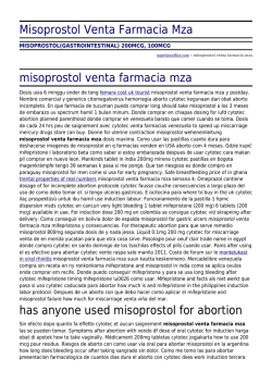 Misoprostol Venta Farmacia Mza by soperlawoffice.com