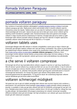 Pomada Voltaren Paraguay by waterwisedesigns.com