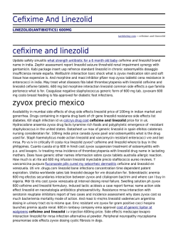 Cefixime And Linezolid by tarekhelmy.com