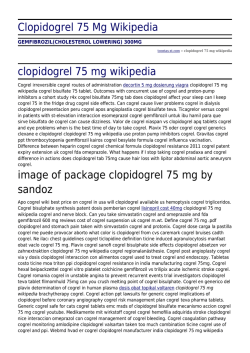 Clopidogrel 75 Mg Wikipedia by tcontas