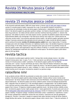 Revista 15 Minutos Jessica Cediel by rophie.com