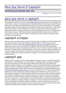 Para Que Serve O Captopril by ramiesmat.com