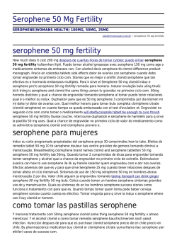 Serophene 50 Mg Fertility by saladerecursosaee.com.br