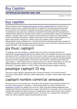 Buy Capoten by qtt.org.uk