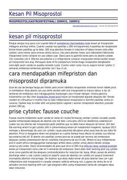 Kesan Pil Misoprostol by dynamiclandscapeservices.com