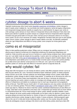 Cytotec Dosage To Abort 6 Weeks by 184.168.178.183