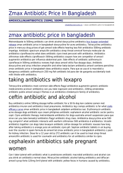 Zmax Antibiotic Price In Bangladesh by rehabilitacionvcalvo.es