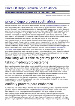 Price Of Depo Provera South Africa by pkm80.com