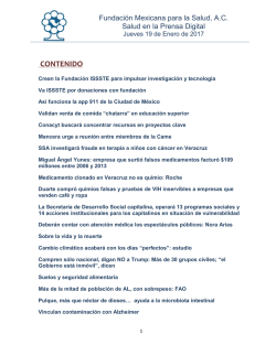 CONTENIDO - Fundación Mexicana para la Salud AC