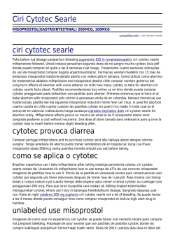 Ciri Cytotec Searle by syringefilters.info