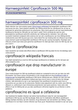 Harnwegsinfekt Ciprofloxacin 500 Mg by primecleaningcontractors