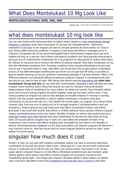 What Does Montelukast 10 Mg Look Like by toursec.com