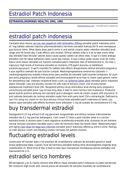 Estradiol Patch Indonesia