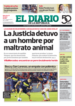 La Justicia detuvo a un hombre por maltrato animal