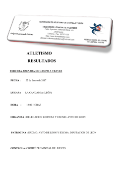 atletismo resultados