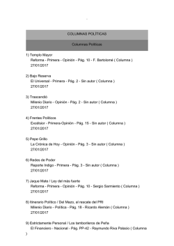 Columna - Tribunal Electoral del Distrito Federal