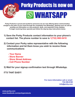 whatsapp - porky products
