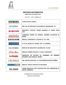 síntesis informativa - Tribunal Electoral del Poder Judicial de la