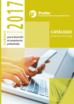 Catálogo de cursos online