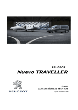 Catálogo Peugeot Traveller 2017