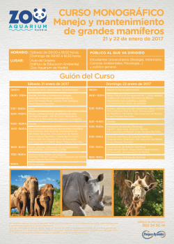 Programa - Zoo de Madrid