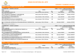 grado en historia del arte - Facultad de Filosofía y Letras UGR