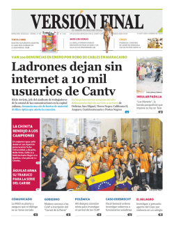 Ladrones dejan sin internet a 10 mil usuarios de Cantv