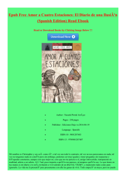 Epub Free Amor a Cuatro Estaciones: El Diario de