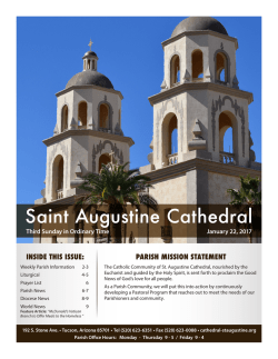 January 22, 2017 - St. Augustine Cathedral