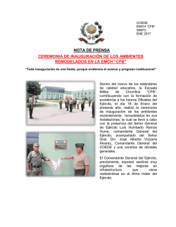 Leer Mas - Escuela Militar de Chorrillos