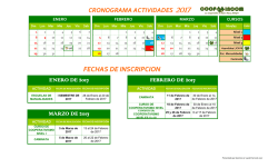 fechas de inscripcion