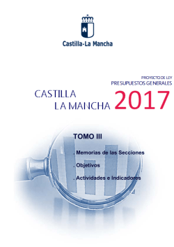 memoria de la sección - Gobierno de Castilla