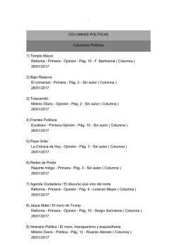 Columna - Tribunal Electoral del Distrito Federal