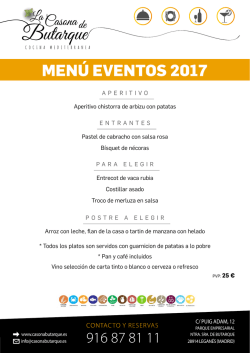 Menu_eventos_2017 - La Casona de Butarque