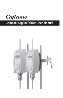Compact Digital Stirrer User Manual